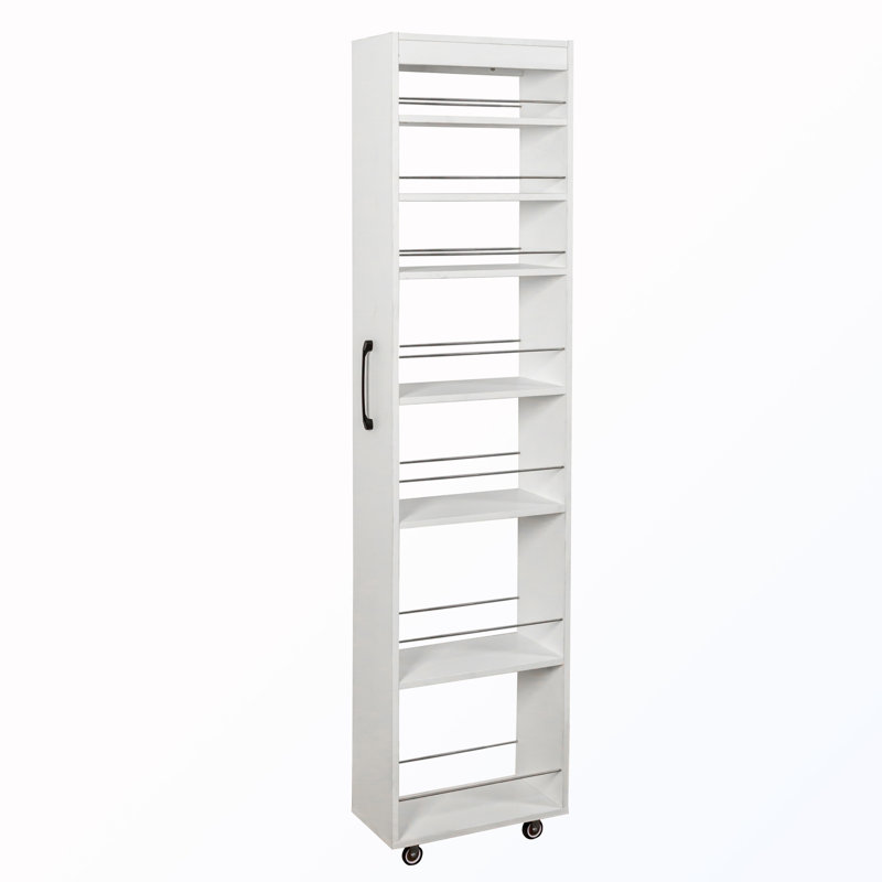 Armoire 7 côtés avec tablette ouverte, White