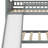 Triple Bed With Built-In Ladder,Slide And Guardrails-406409365