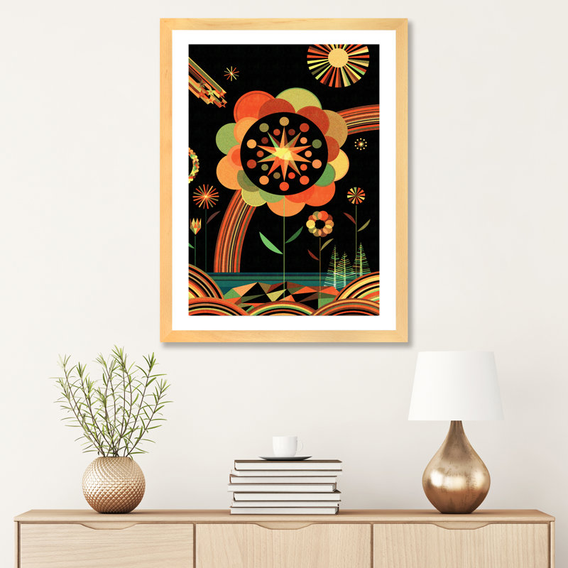 Art sur toile Joyscape, H 24 po x l 16 po x P 1 po, Papier encadré naturel