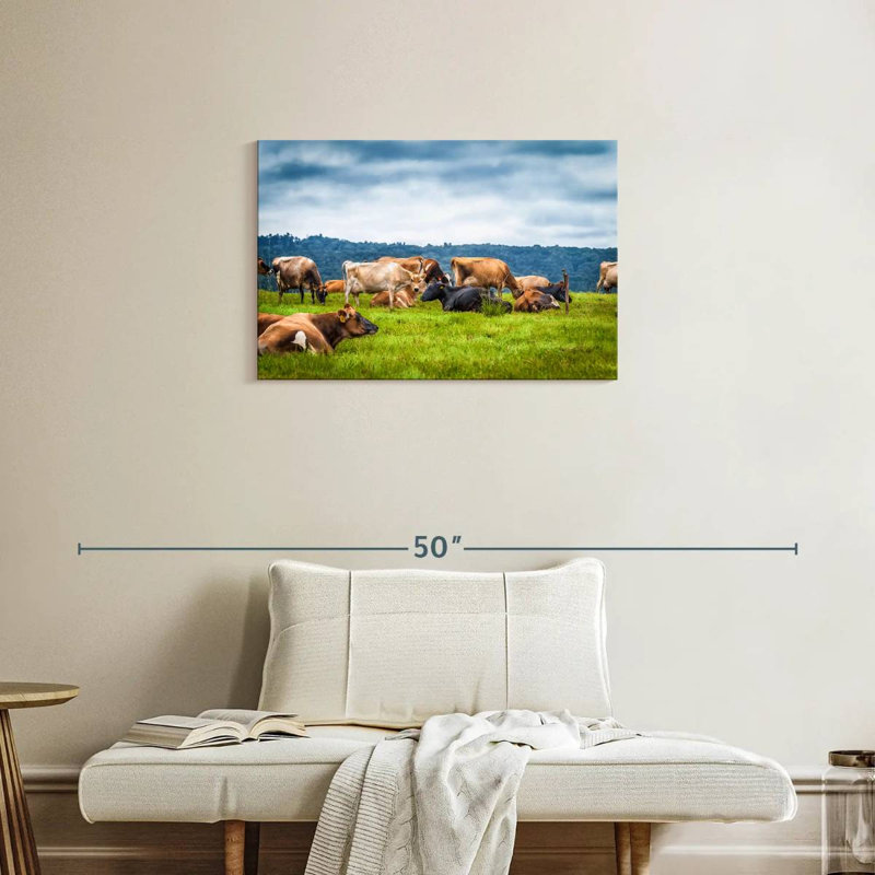 Brampt Cow Gathering, 20" H x 30" W