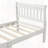 Wood Sleigh Bed Twin Bed Frame-1138060352