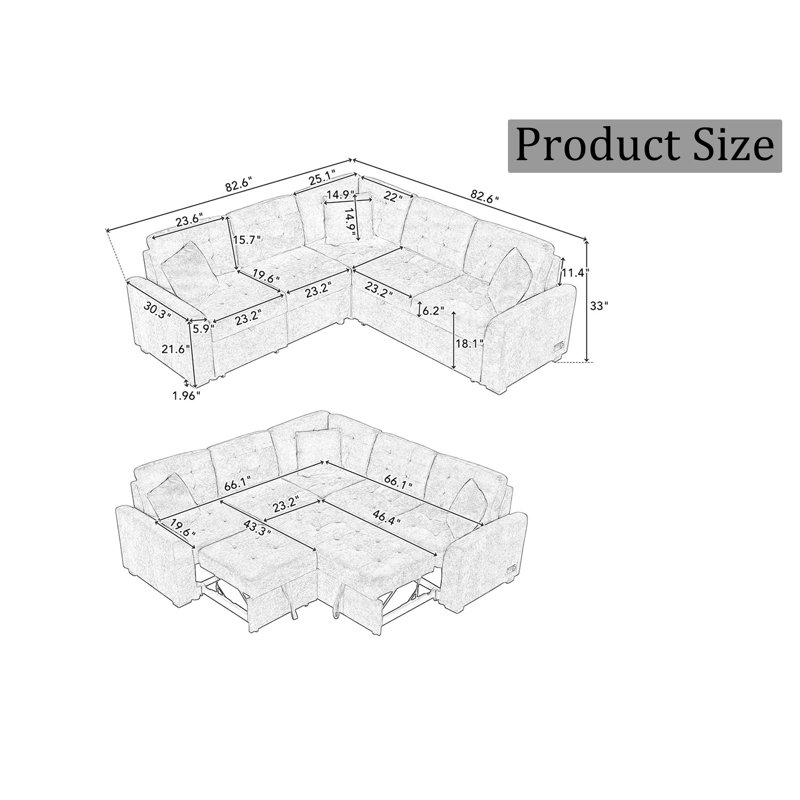 Diaja 82.6'' Velvet Sofa
