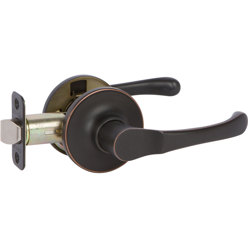 Poignée de porte Callan par Delaney Newport en nickel satiné, Nickel satiné