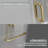 YTTSOYTS Frameless Corner Shower Door 60" x 76" with Side Panel 32" x 76", Nano-Coated Tempered Glass Shower Door Enclosure Single Sliding Door 5/16" Glass Thickness, Brushed Gold-114708136