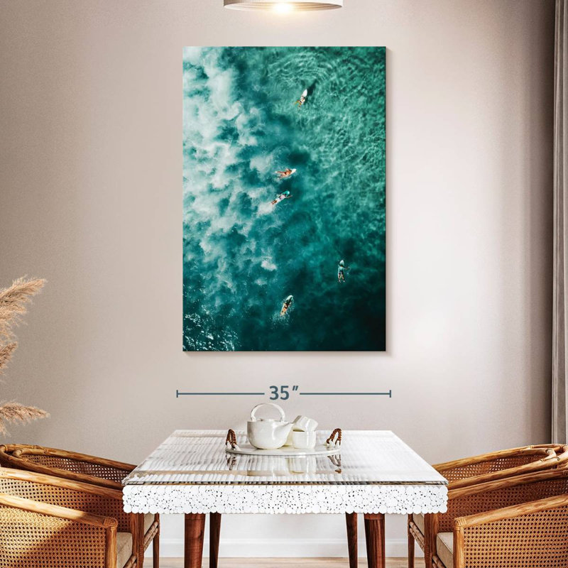 Senne Before A Wave, 51" H x 34" W