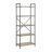 Forshee Geometric Bookcase in Antique Oak and Sandy Gray-145560005
