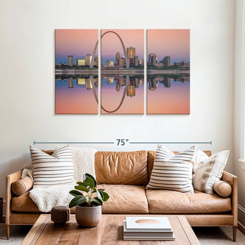 Syd St Louis Skyline, 36" H x 57" W