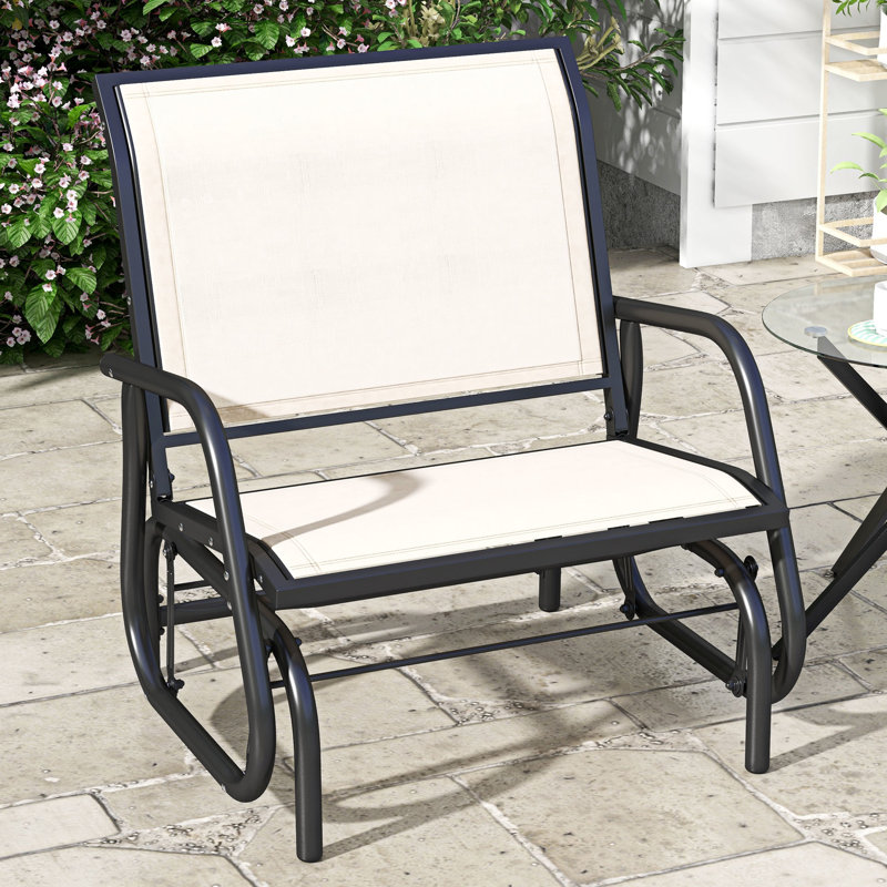 Fauteuil coulissant confortable en acier