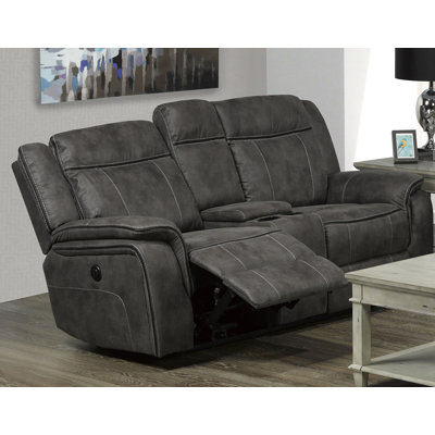 Causeuse à accoudoirs inclinables 76" Donnington inclinable