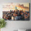 19_Dallas, Texas Cityscape, toile tendue avec châssis de qualité supérieure - prête à être accrochée-223561258