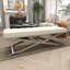 Banc en cuir véritable Branislav-87689790