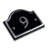 Jaclynn 11.5cm H Reflective Metal House Number-815182446