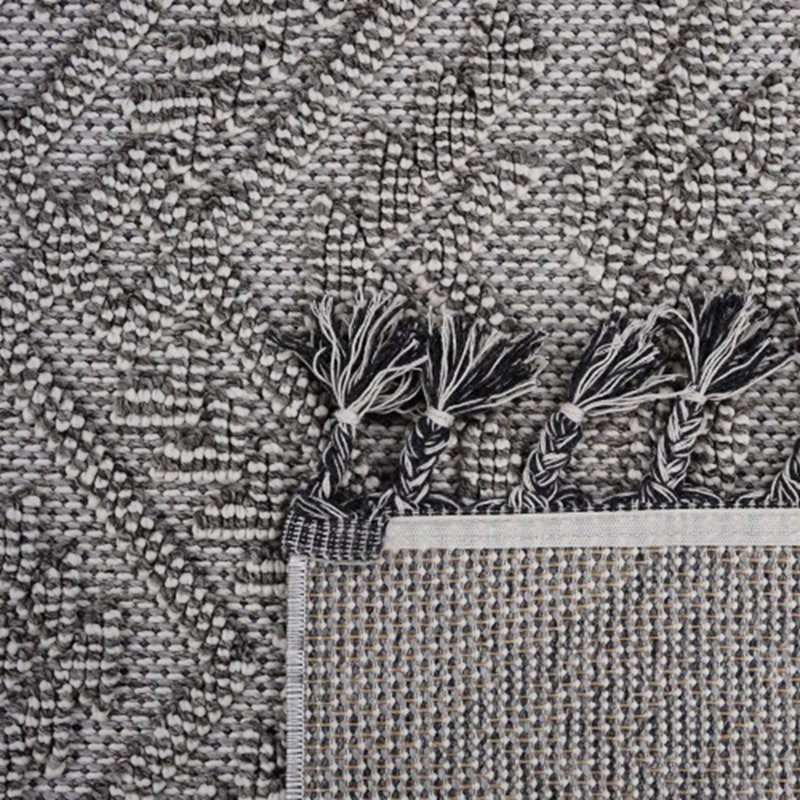 Traditional Indoor/Outdoor Area Rug, Rectangle 6'7" x 7'9"