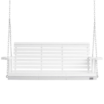 Balancelle en bois de 5,5 pi, balancelle de patio pour cour et jardin, capacité de charge élevée améliorée de 880 lb