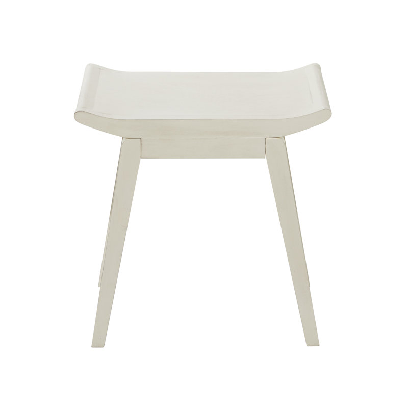 Tabouret de salon en bois, Blanc