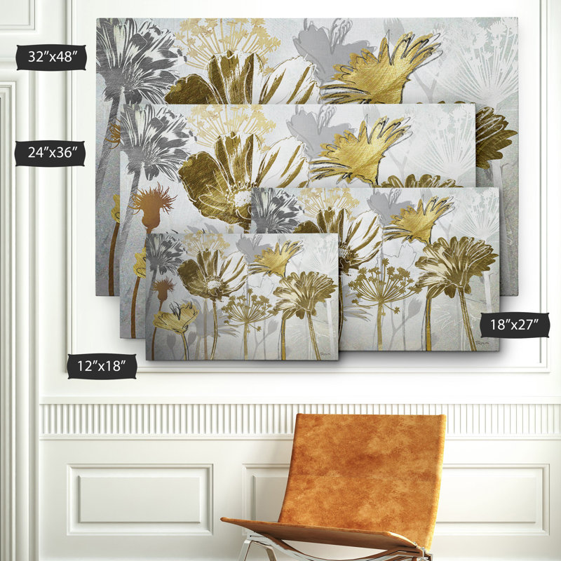 Summer - Graphic Art Print on Canvas, 32" H x 48" W x 1.5" D