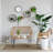 Farmhouse Round Wall Planter, 5 Piece