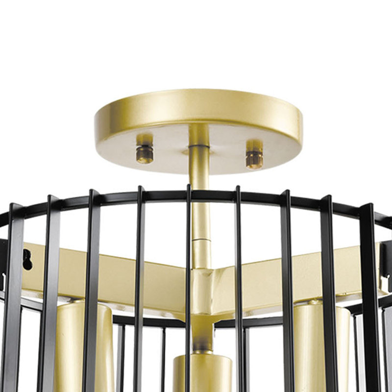 Plafonnier semi-encastré cylindrique 14,45 po Faison