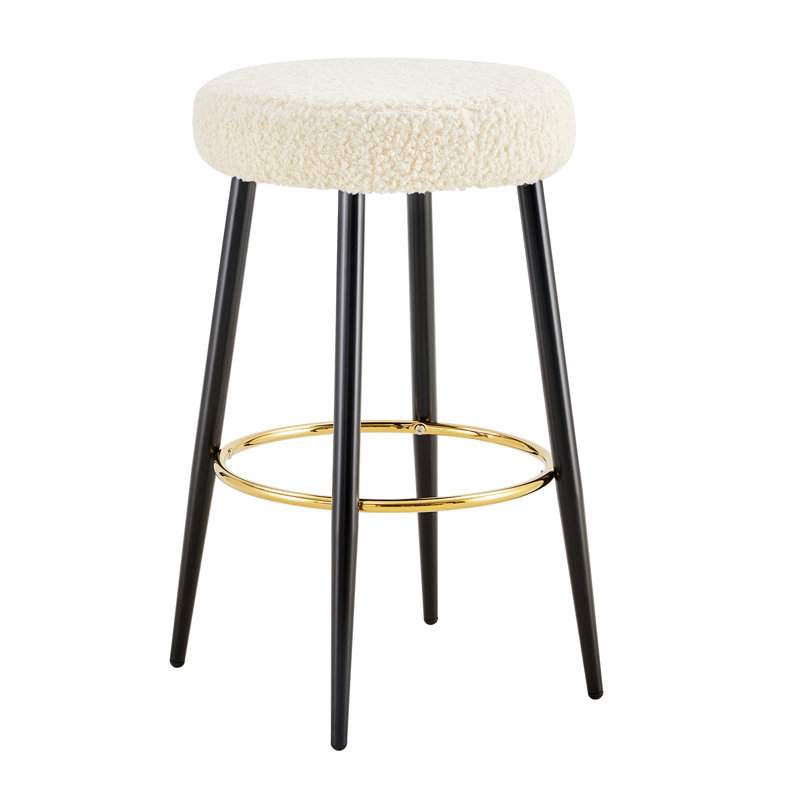 Tabouret Newbury, Blanc, Tabouret de comptoir (hauteur du siège: 25 po)