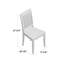 Chaise en bois massif Guildford