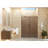 Equinox 56 - 60 in. x 78 in. Fully Frameless Tinted Sliding Shower Door-89396664