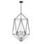 Luminaire suspendu géométrique 6 lumières Kifer