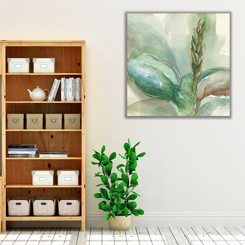 «Exotic Flower I», reproduction d'art sur toile, H 16 po x l 16 po