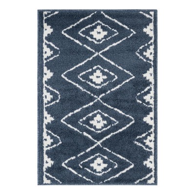 Latitude Run® Vefsna Nikolis Rug Blue