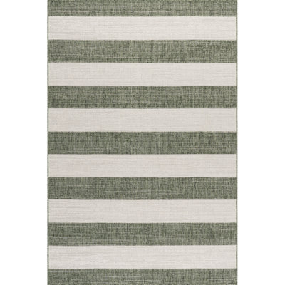 Briaana Striped Indoor/Outdoor Area Rug