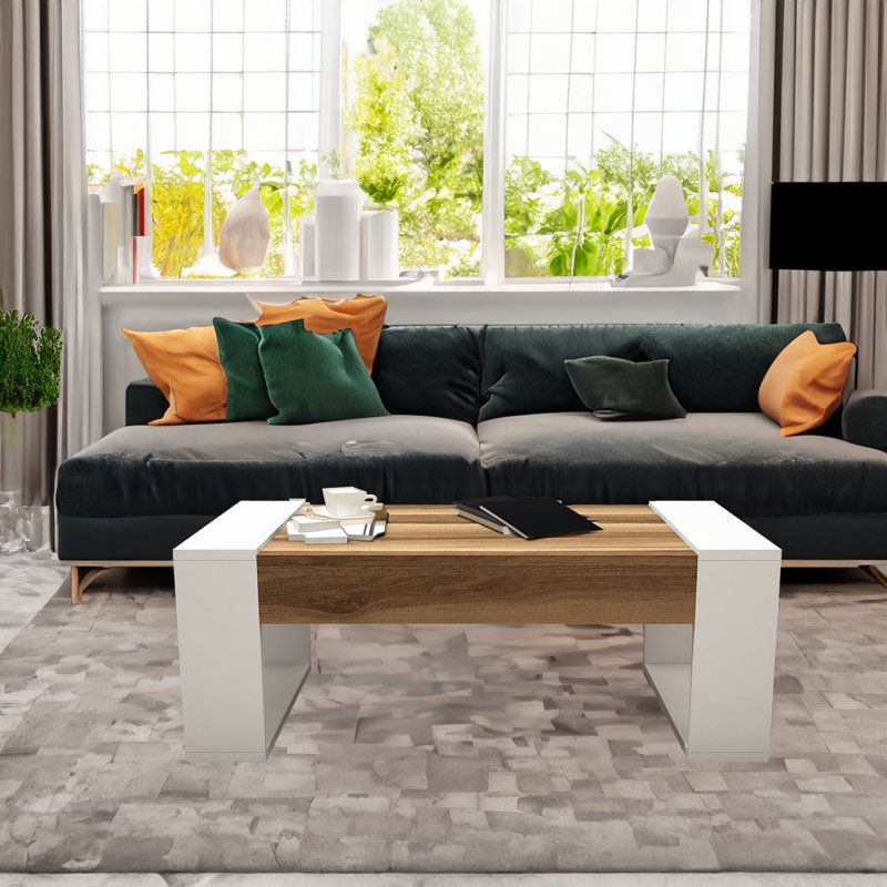 Table basse Bianeth, Blanc