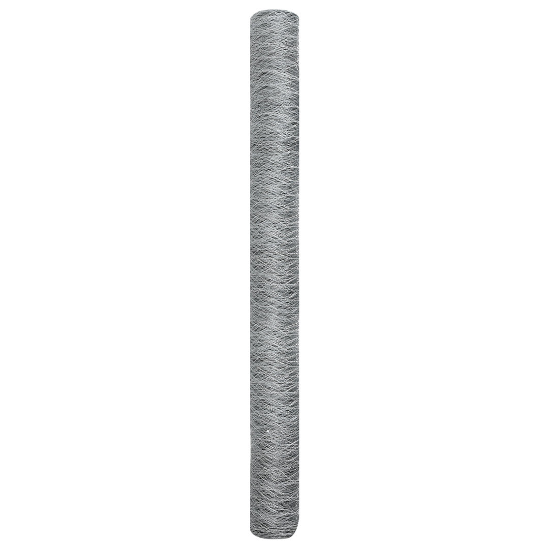 Vidaxl Hexagon Fence Galvanised Steel