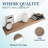 2 Pieces Acacia Solid Wood Live Edge Floating Shelves for Kitchen Wall Decor, Kitchen, Bathroom, Workspace, Dark Walnut 36"x7.5"x1.5"-146168518-145456735