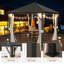 Pavillon de jardin en aluminium l 10 pi x P 10 pi