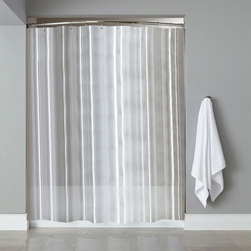 Doublure de rideau de douche en vinyle, Transparent