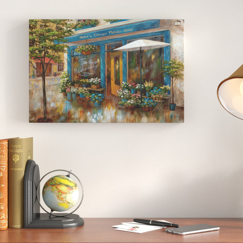 Boutique d’angle d’Anna-impression sur toile, H 12 po x l 18 po x P 1,5 po