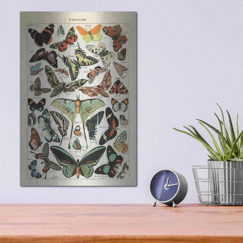 "Papillons 1" par Susan Ball, H 16 po x l 12 po