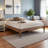 Cerrone King bed frame, French-inspired vintage, Brown 14.76'' H X 79.32'' W X 85.14'' L-1745476535