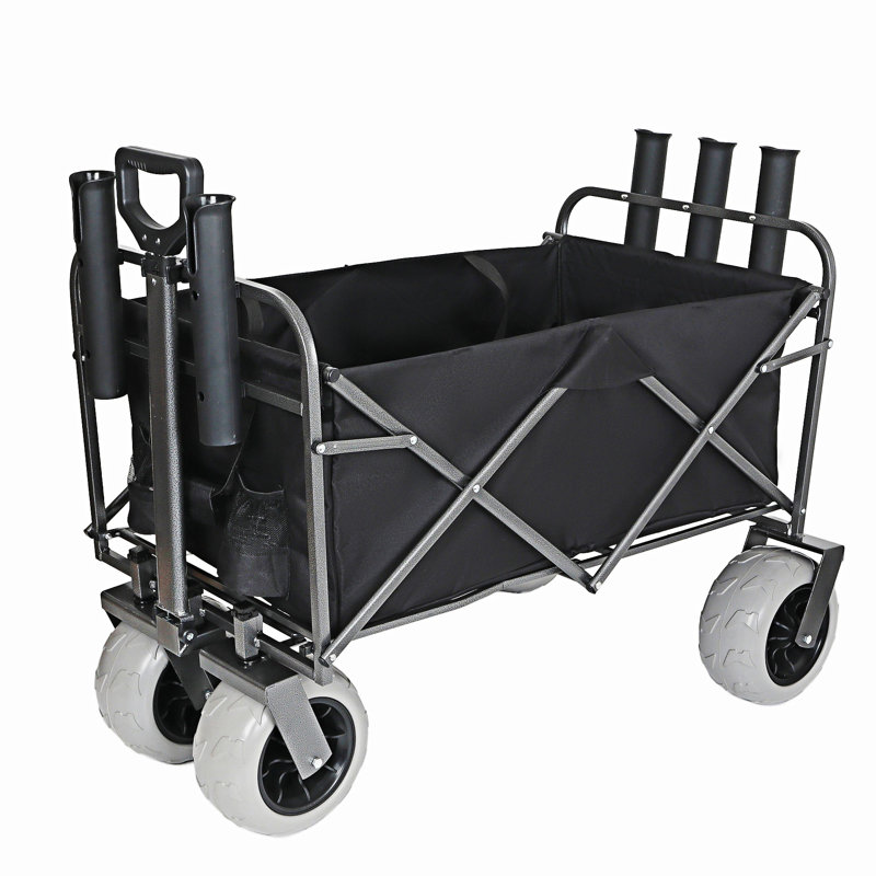 Wagon Cart With Rod Holders