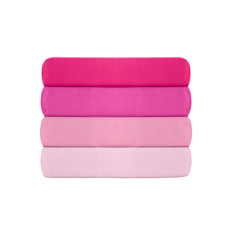 Ensemble de housse de couette, Housse de couette pour lit simple, Vieux rose