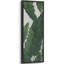 Impression sur toile encadrée de feuilles tropicales vert foncé-126313654-126313653