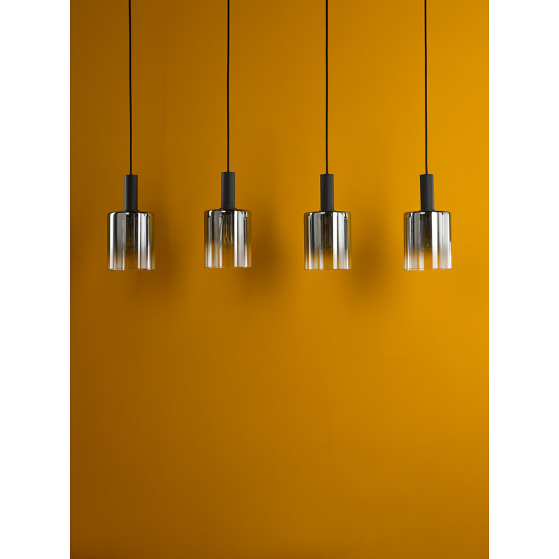 Beniah - Light Matt Black Pendant, 4