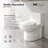 Denbigh 1.28 GPF Single Flush Chair Height Elongated Bowl Comfort Height One-Piece Toilet (Seat Included)-94619529