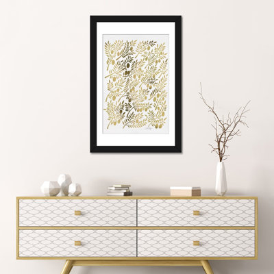 « gold branches branches », impression sur toile tendue