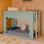 Lido Wave Convertible Low Loft Twin Bed-77460177