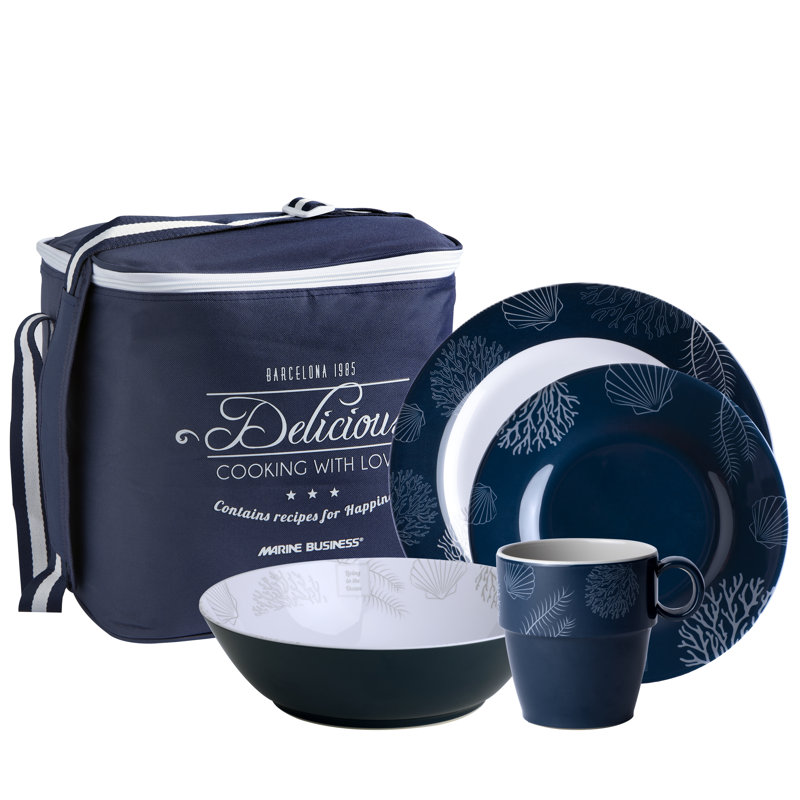 Living Piece Melamine Dinnerware Set - Service for 6