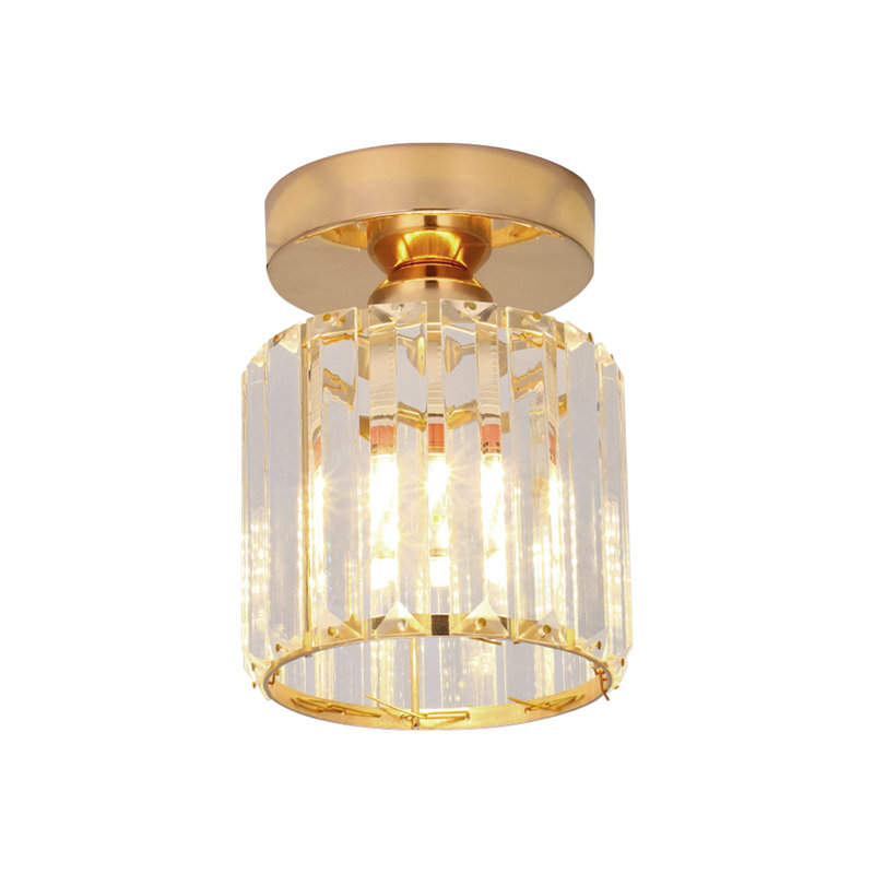 Aslak Semi Flush Mount, Gold