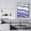 Mauve géode - Toile encadrée contemporaine pour la décoration intérieure-119727639