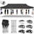 Canopy 10x30 Pop Up Canopy Tent Heavy Duty with 8 Sidewalls,UPF50+ and Waterproof 1500mm,3 Height Adjustable-112287369