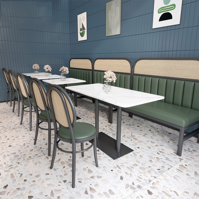 Banc de rangement moderne de style café