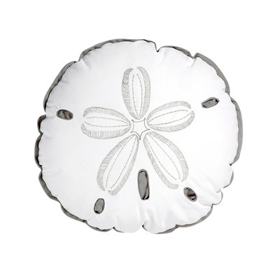 Embroidered Outdoor Throw Pillow